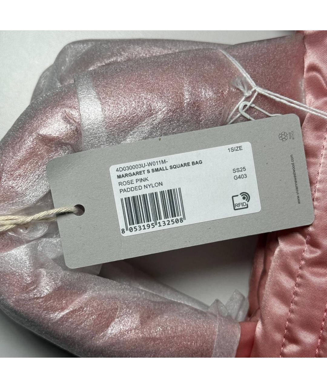 VIVIENNE WESTWOOD Розовая сумка через плечо, фото 8