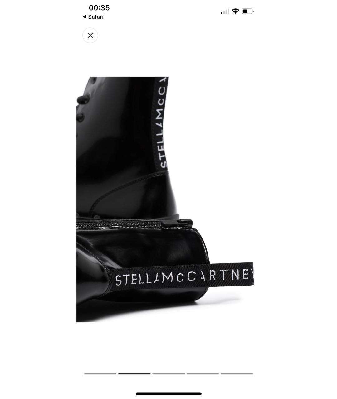 STELLA MCCARTNEY Черные ботинки, фото 4