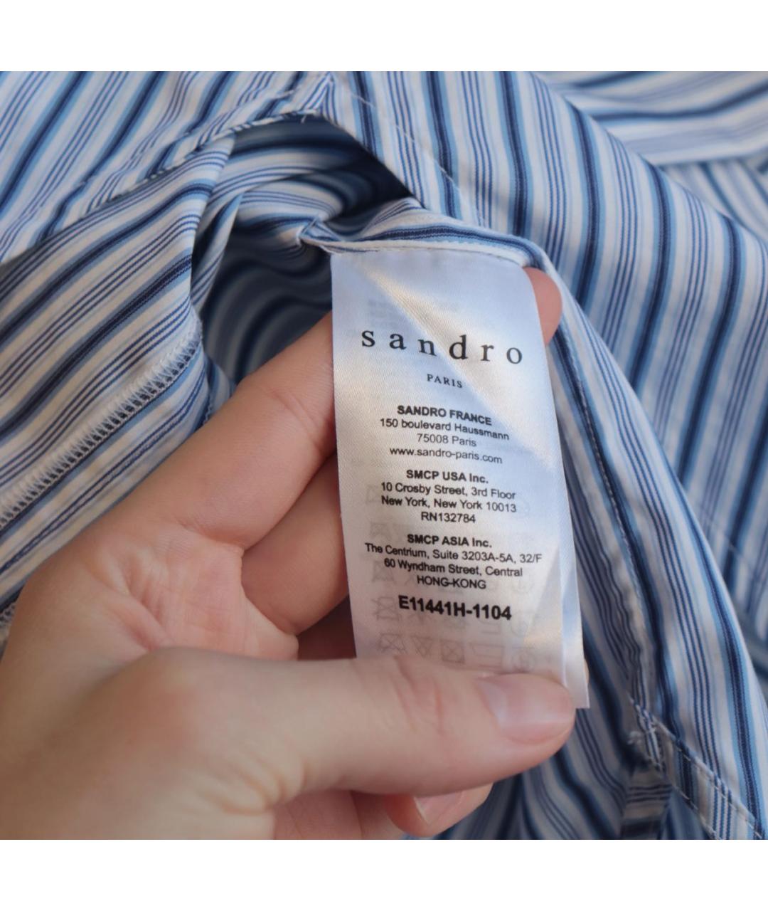 SANDRO Мульти хлопковая блузы, фото 8