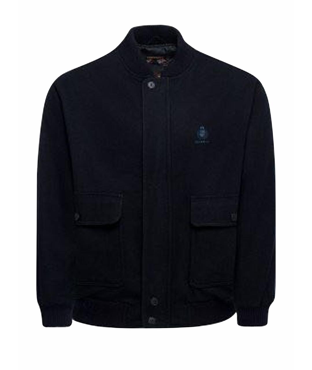 PAUL & SHARK Темно-синяя шерстяная куртка, фото 1
