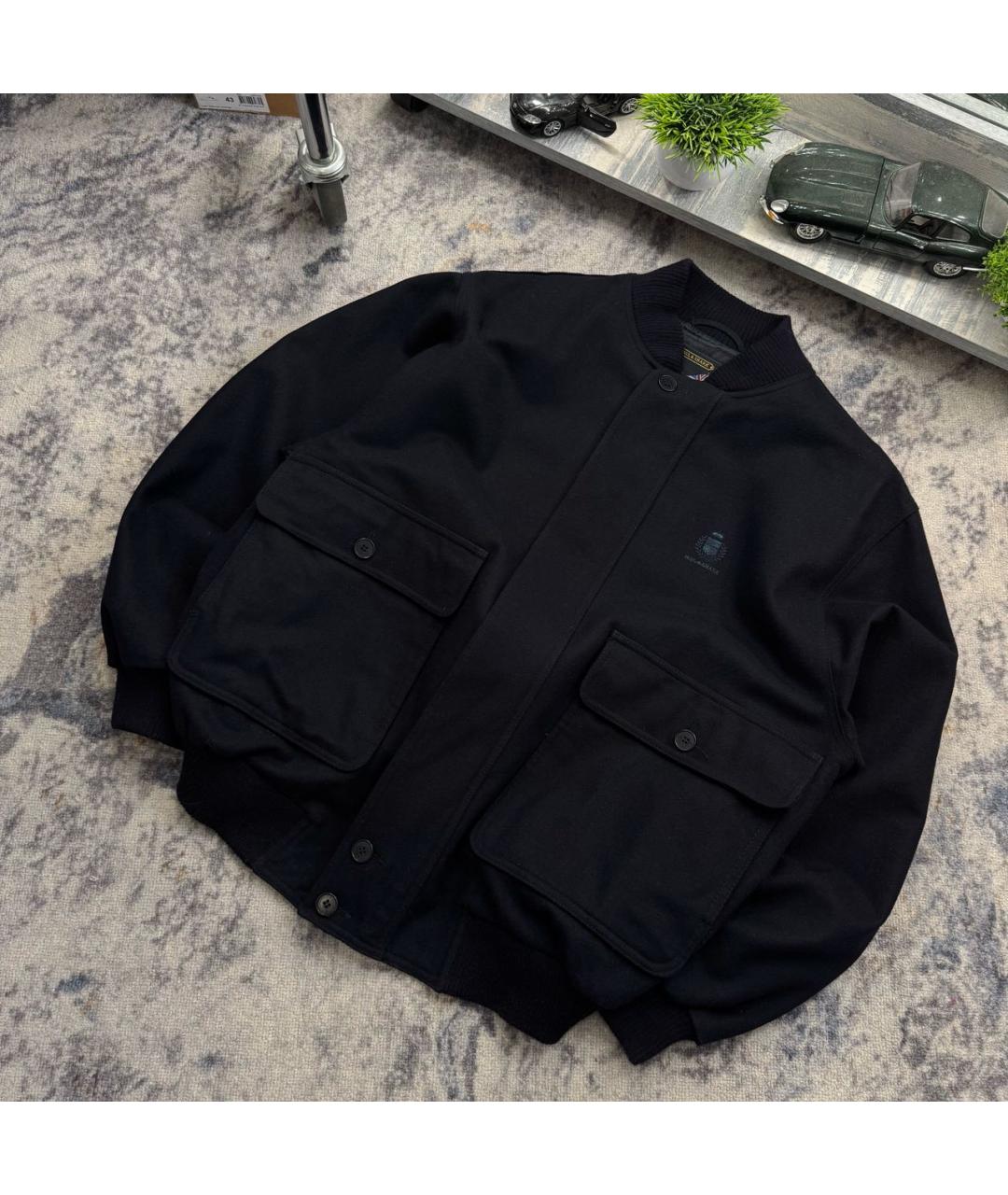 PAUL & SHARK Темно-синяя шерстяная куртка, фото 2