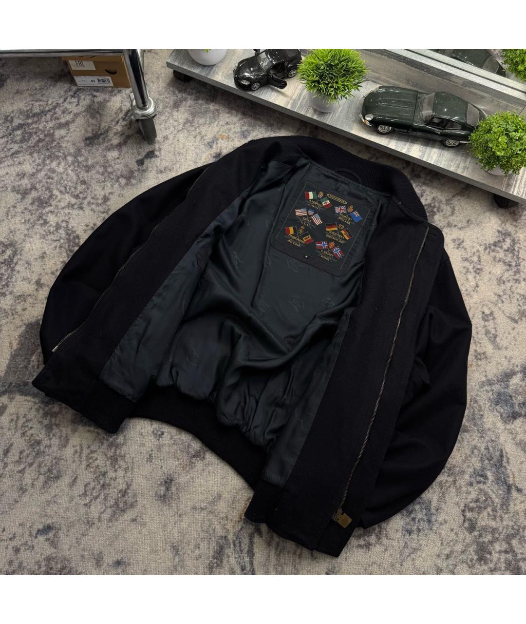 PAUL & SHARK Темно-синяя шерстяная куртка, фото 4