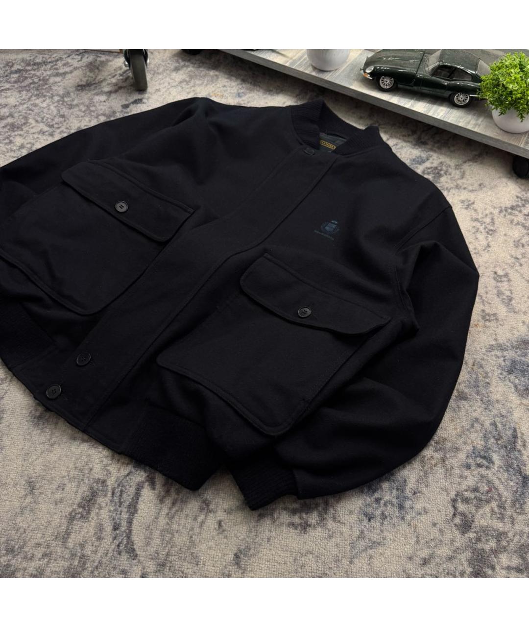 PAUL & SHARK Темно-синяя шерстяная куртка, фото 3