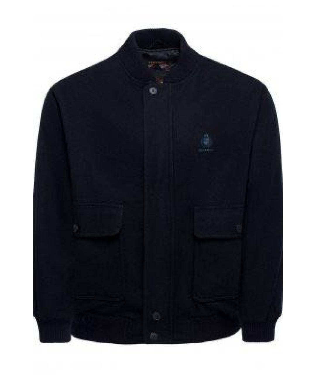 PAUL & SHARK Темно-синяя шерстяная куртка, фото 9