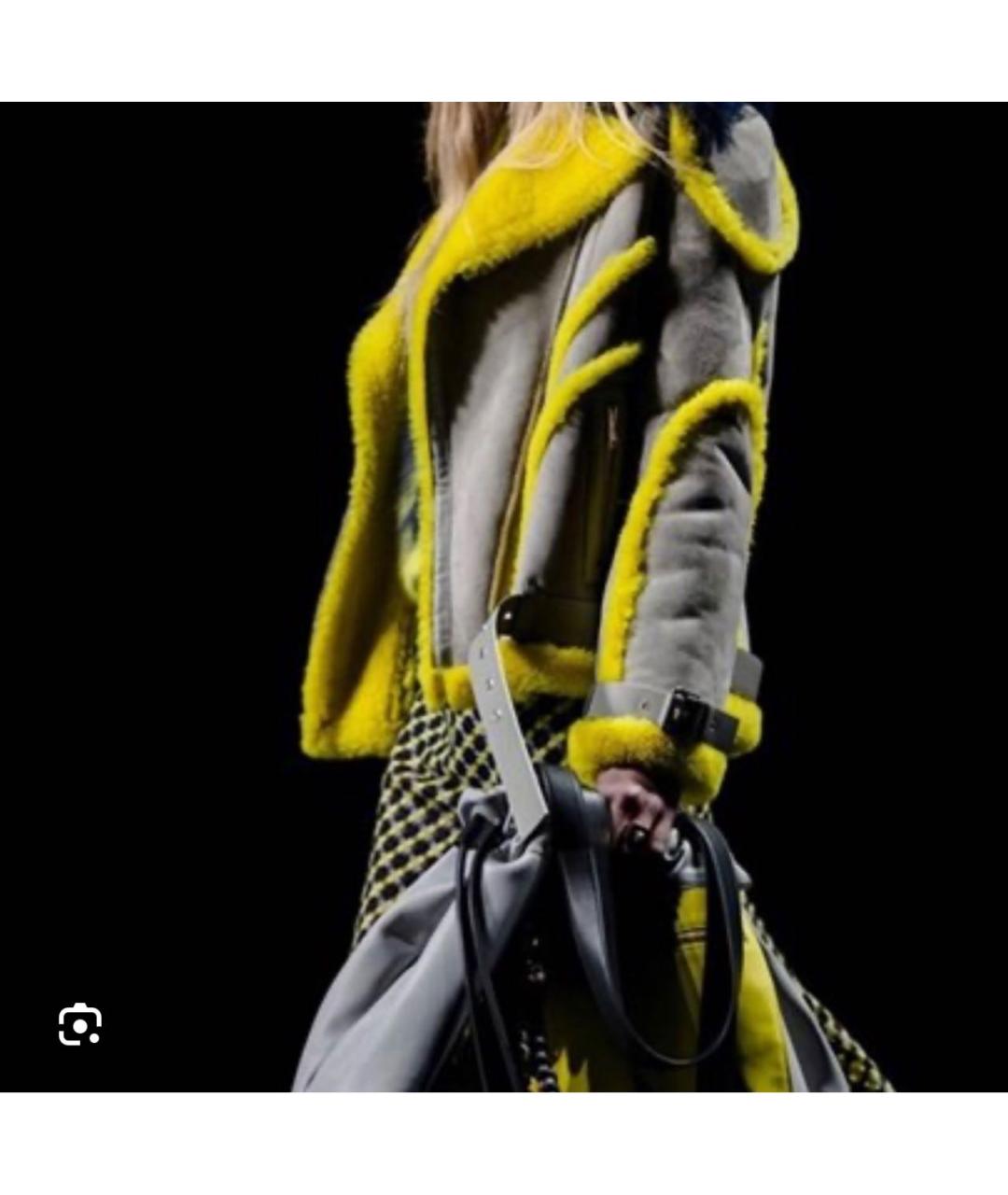 VERSACE Серая дубленка, фото 8