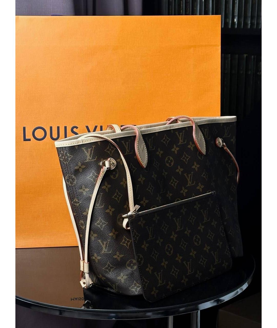 LOUIS VUITTON Коричневая сумка тоут, фото 2