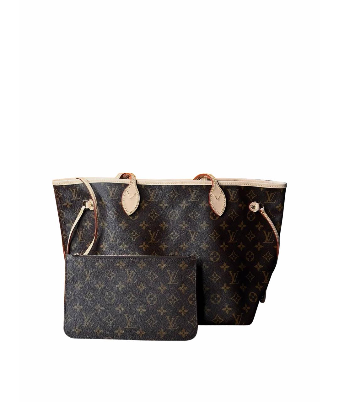 LOUIS VUITTON Коричневая сумка тоут, фото 1