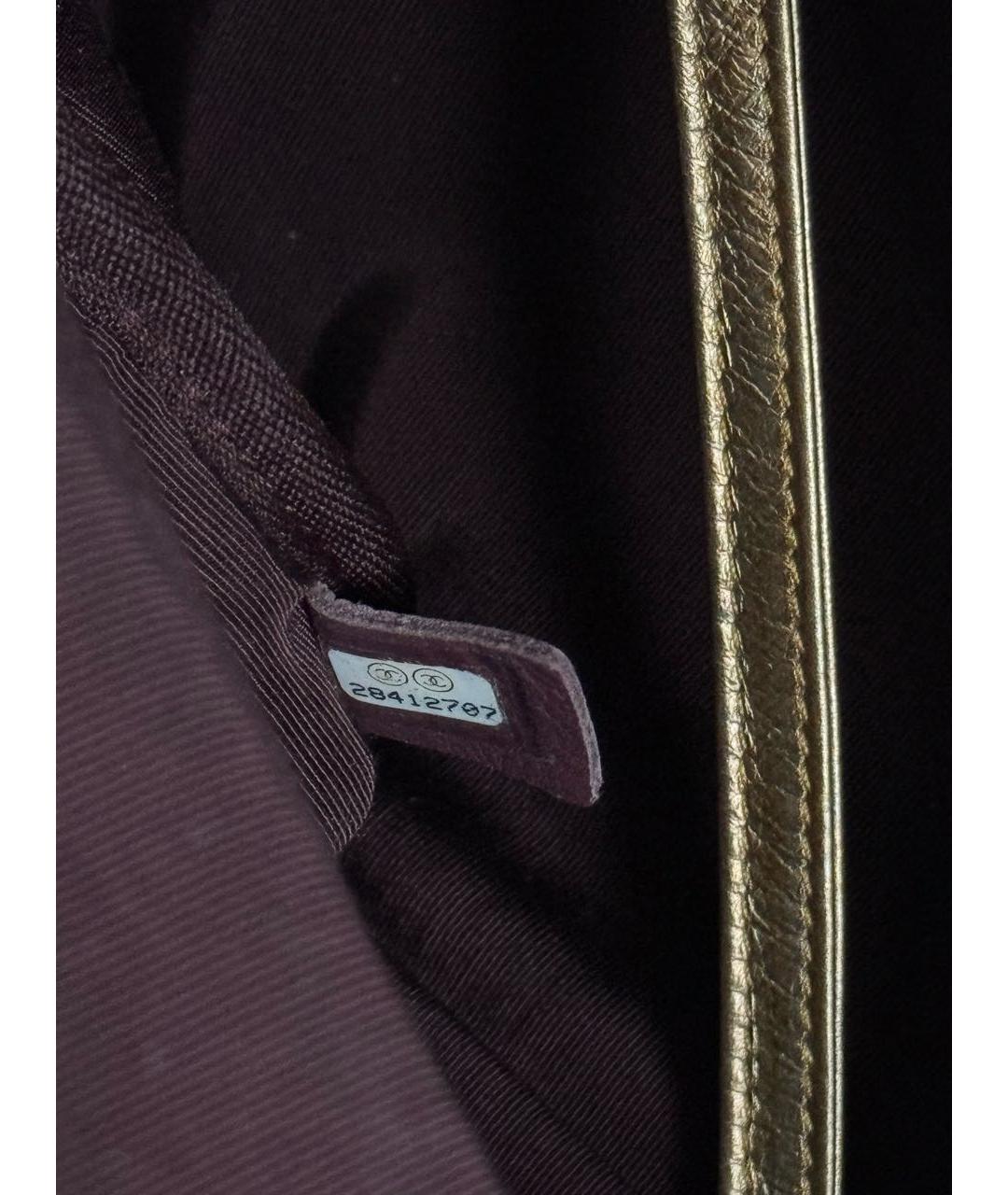 CHANEL Золотой деним рюкзак, фото 8