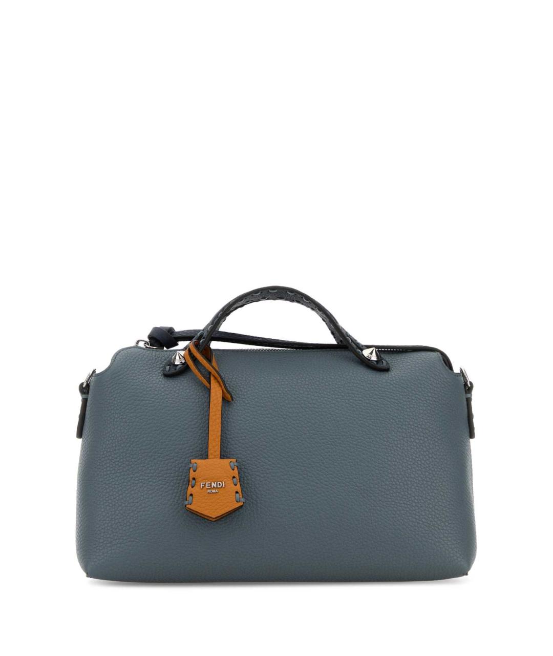 FENDI Голубая кожаная сумка через плечо, фото 1