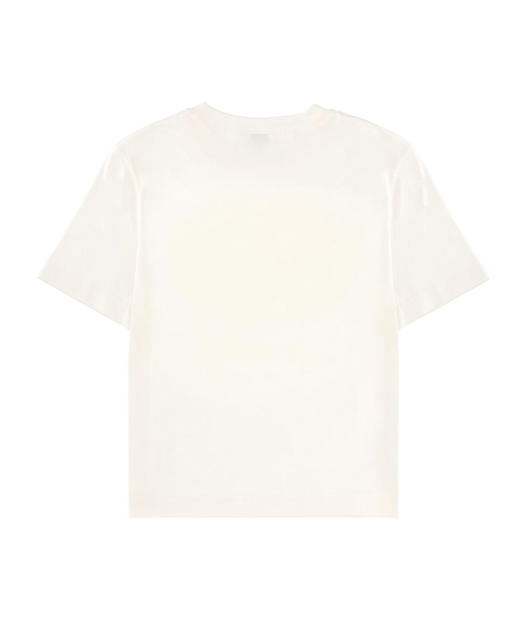 PS BY PAUL SMITH Белая хлопковая футболка, фото 2