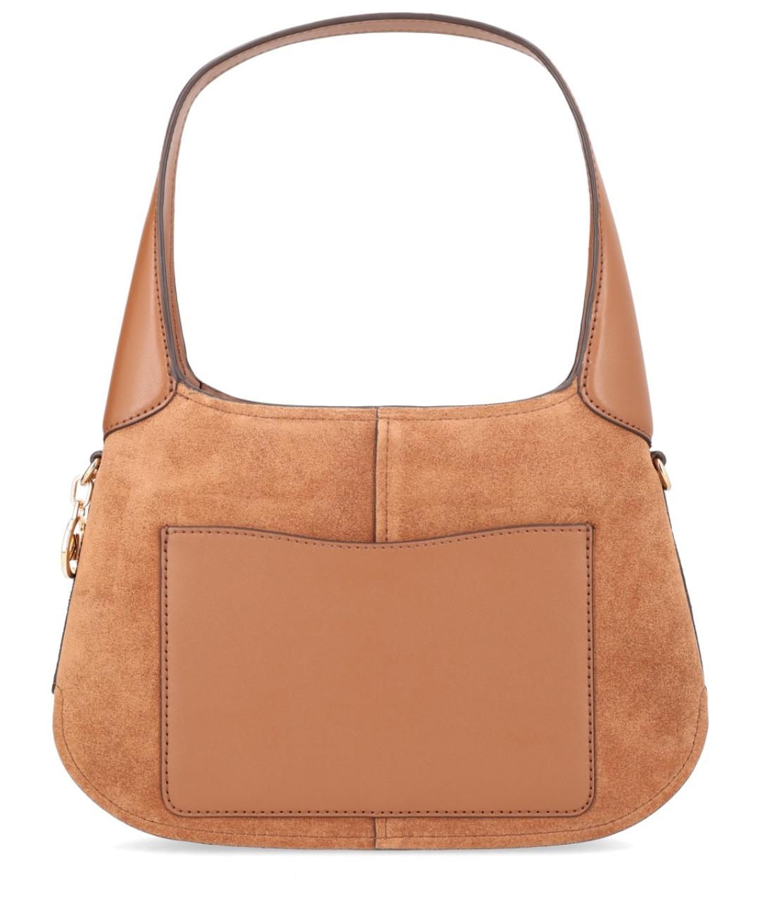 MICHAEL KORS Коричневая кожаная сумка через плечо, фото 2