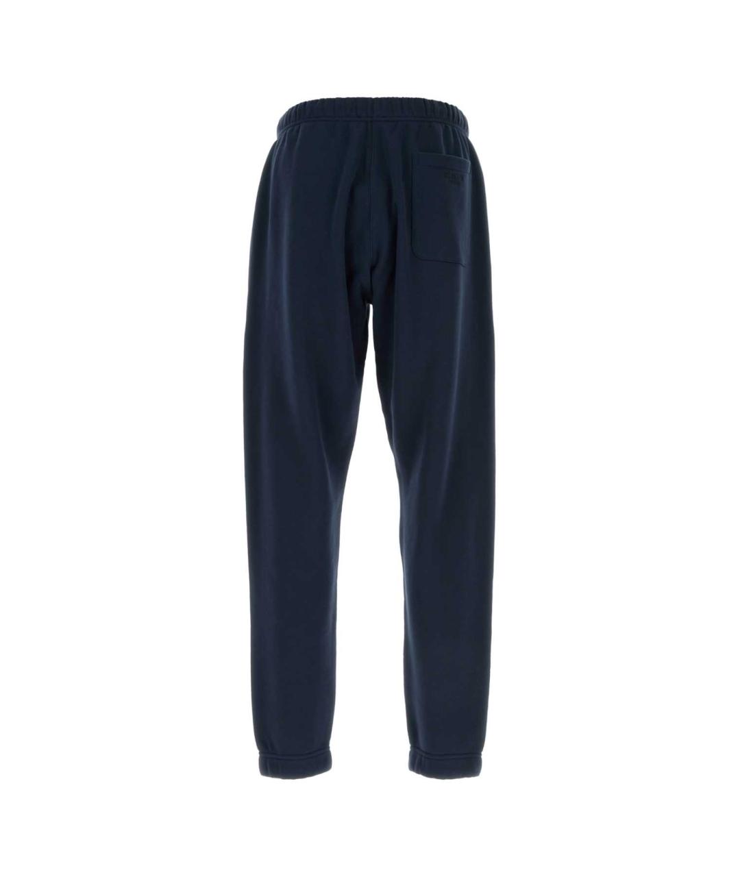 KENZO Синие хлопковые повседневные брюки, фото 2