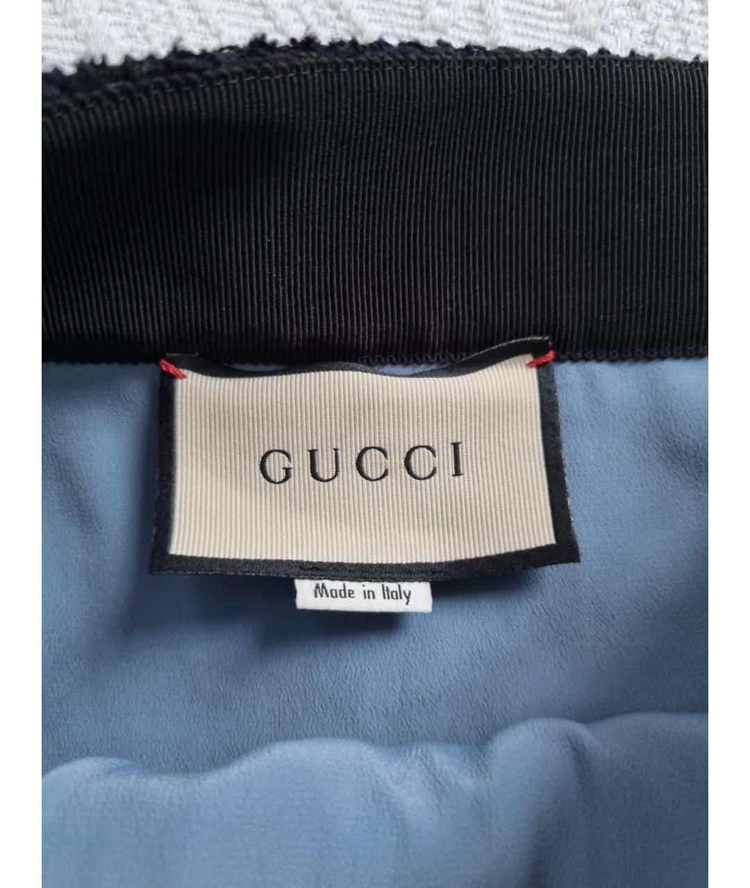 GUCCI Черная юбка мини, фото 4