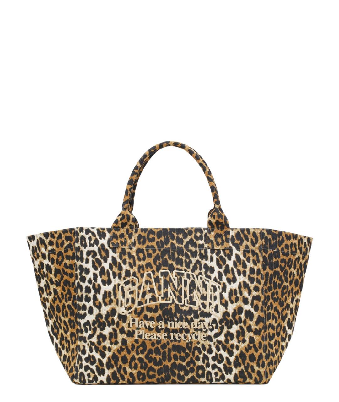 GANNI Мульти хлопковая сумка тоут, фото 1