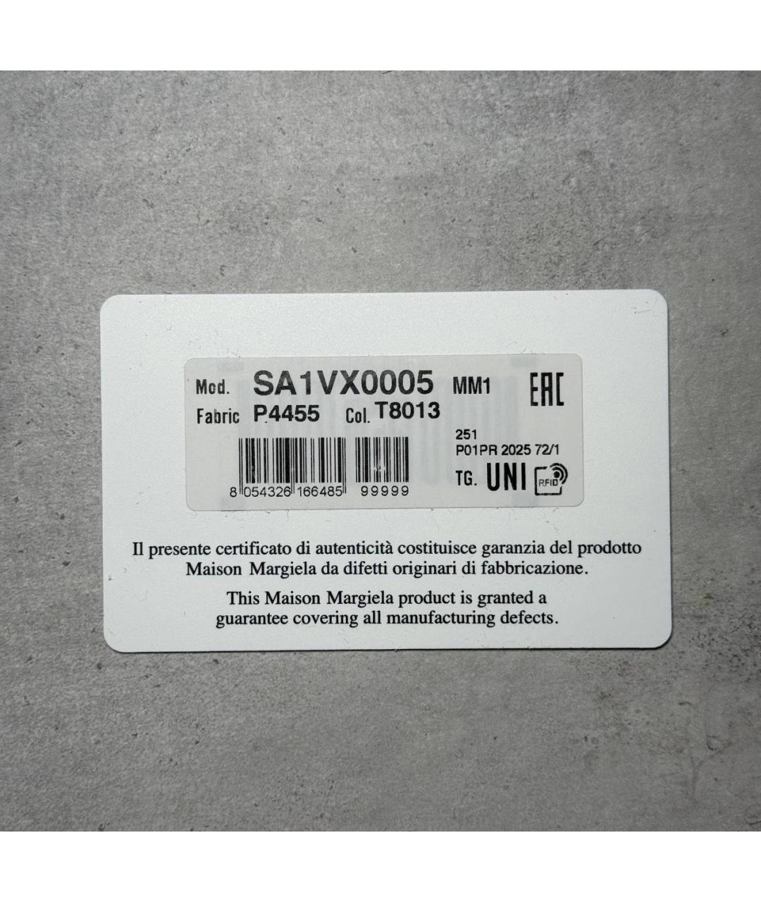 MAISON MARGIELA Черный кожаный кардхолдер, фото 5