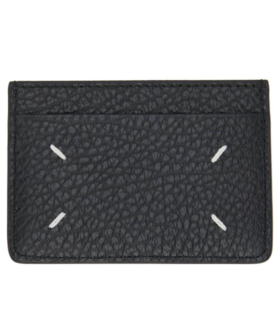 MAISON MARGIELA Черный кожаный кардхолдер, фото 7