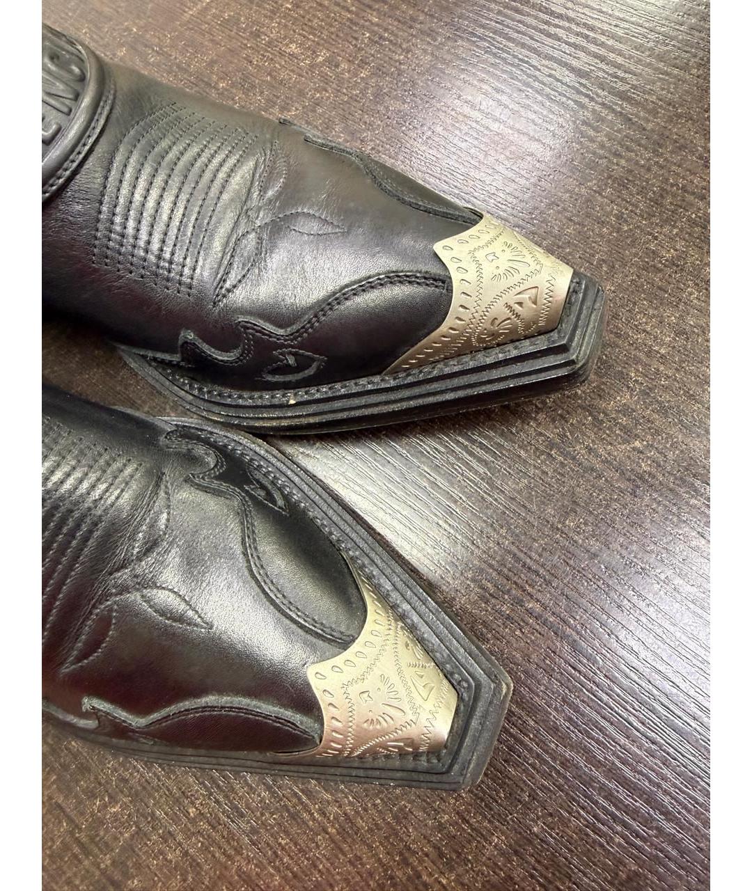 BALENCIAGA Черные ботинки, фото 6