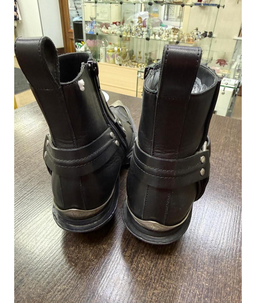 BALENCIAGA Черные ботинки, фото 8