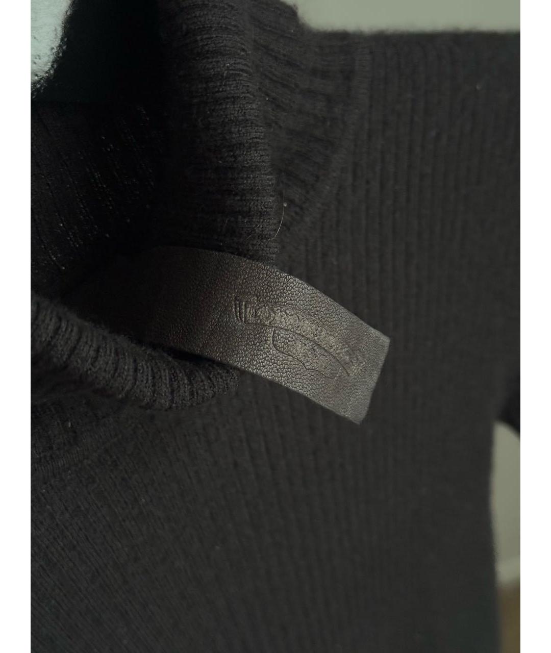 CHROME HEARTS Черная кашемировая водолазка, фото 5