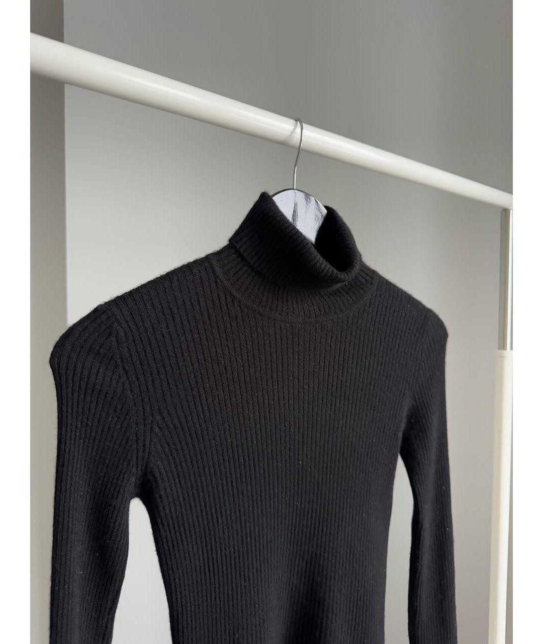 CHROME HEARTS Черная кашемировая водолазка, фото 8