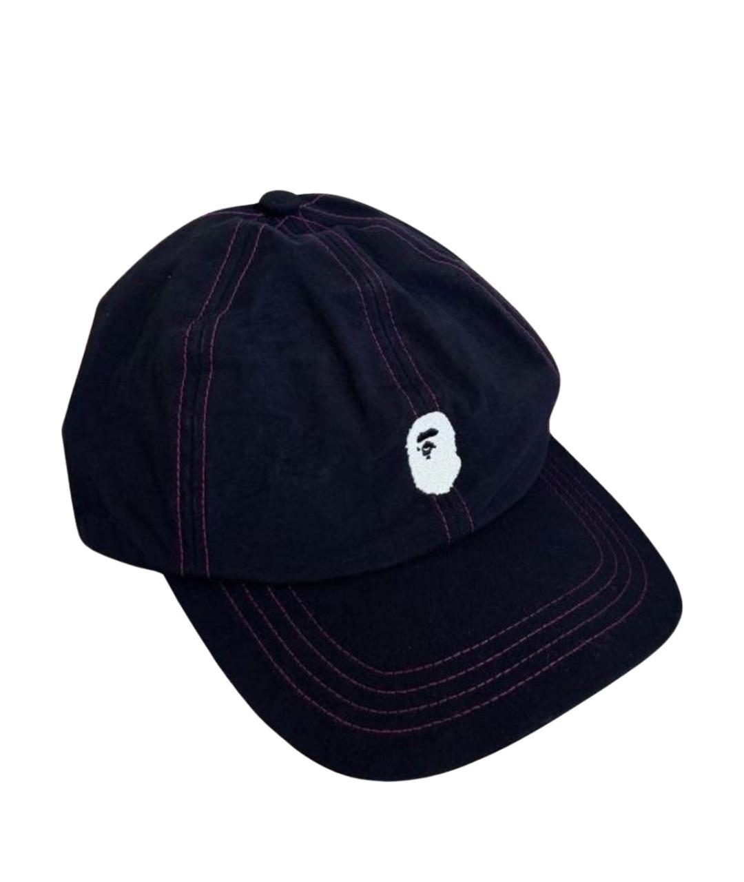 BAPE Темно-синяя хлопковая кепка/бейсболка, фото 1