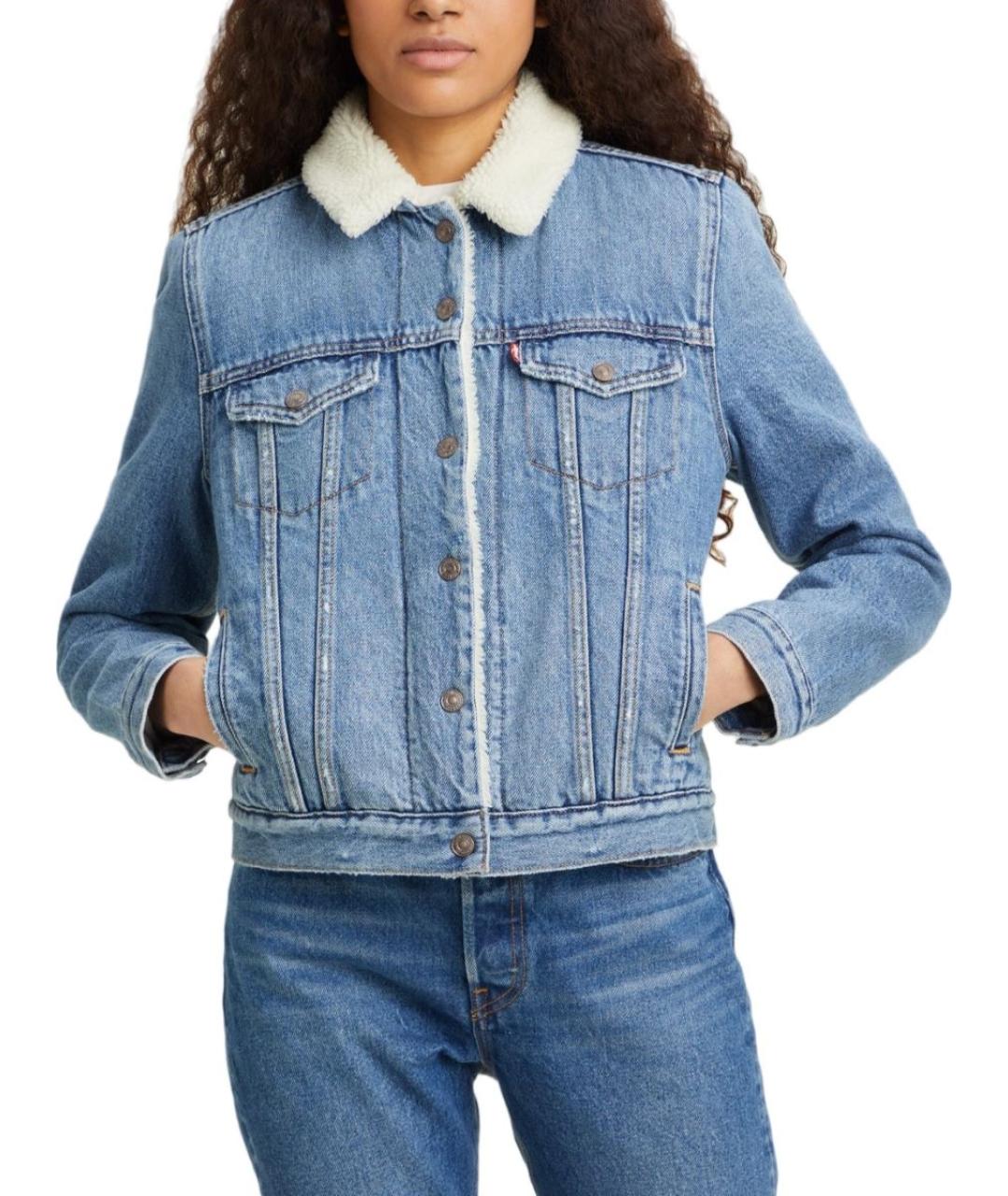 LEVI'S Голубая куртка, фото 9