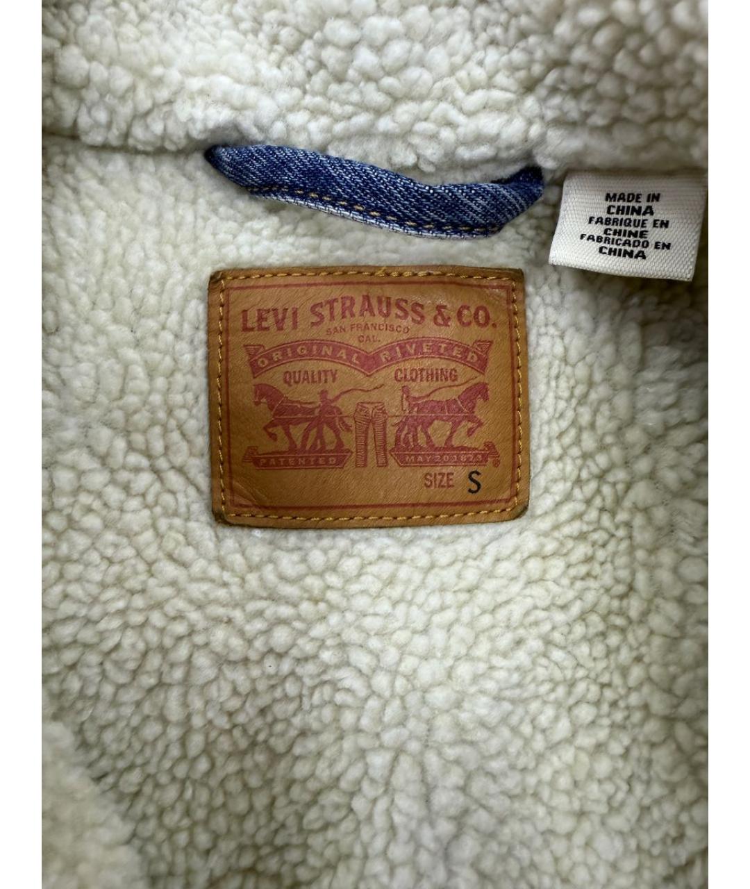 LEVI'S Голубая куртка, фото 5