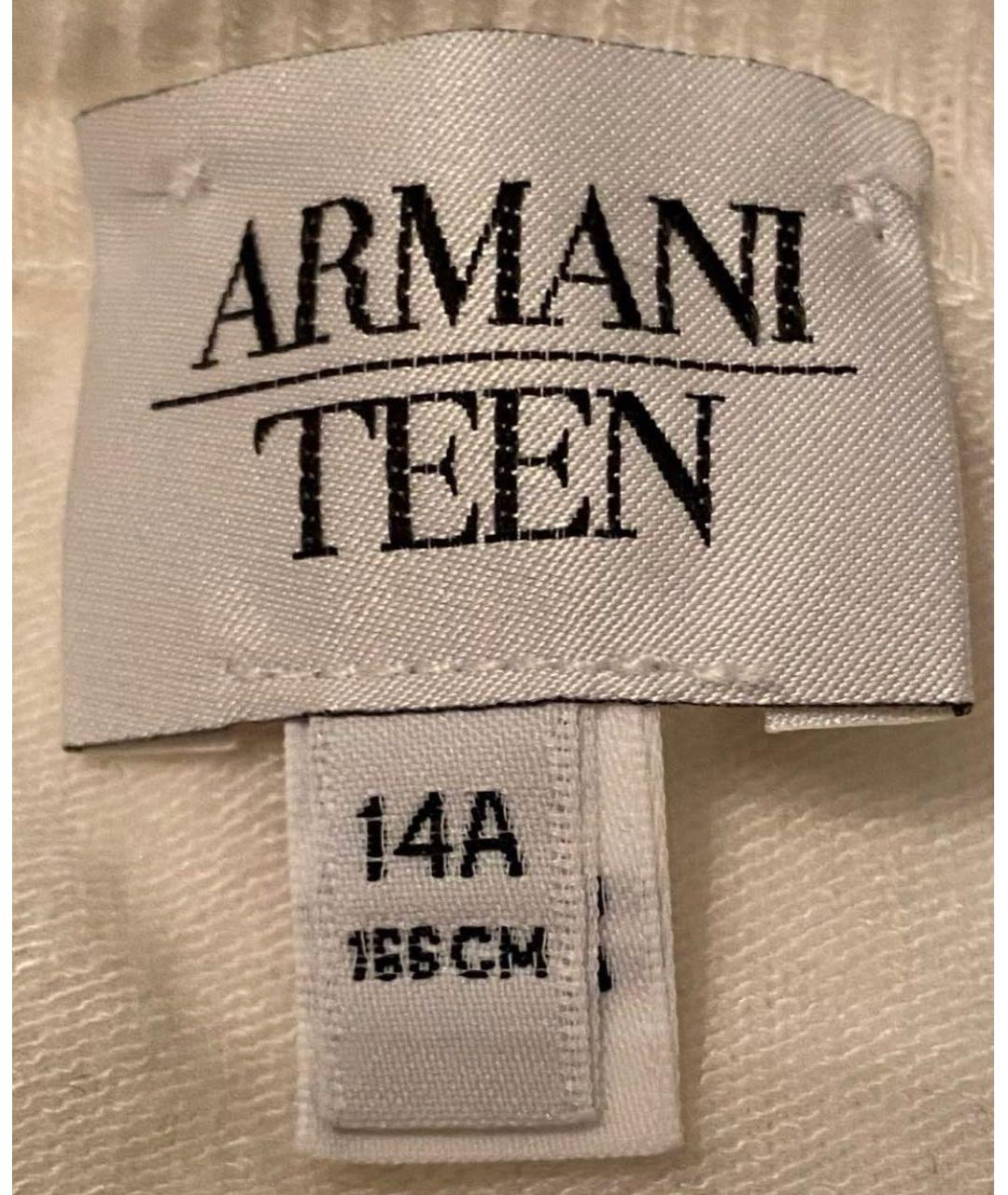 ARMANI JUNIOR Белый комплект, фото 4