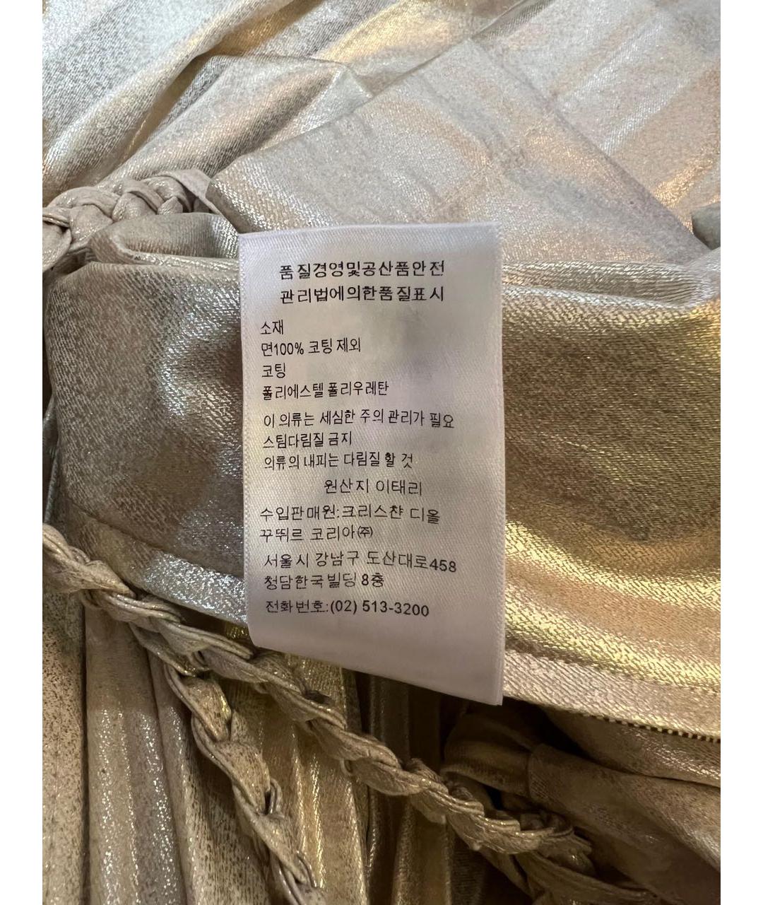 CHRISTIAN DIOR Бежевый сарафан, фото 8