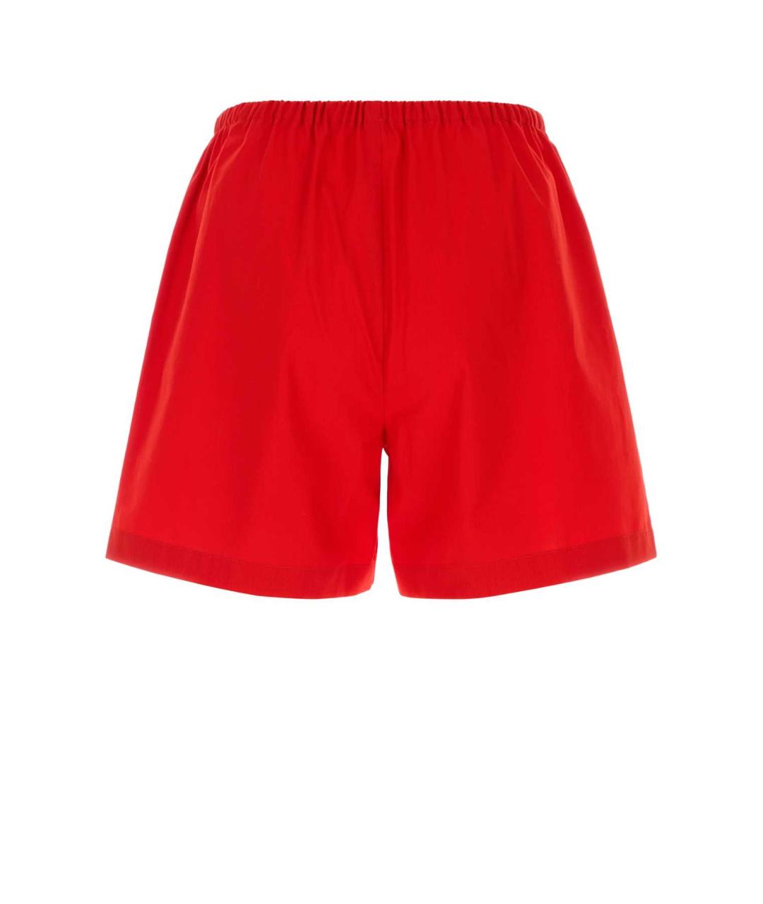 PRADA Красные хлопковые шорты, фото 2