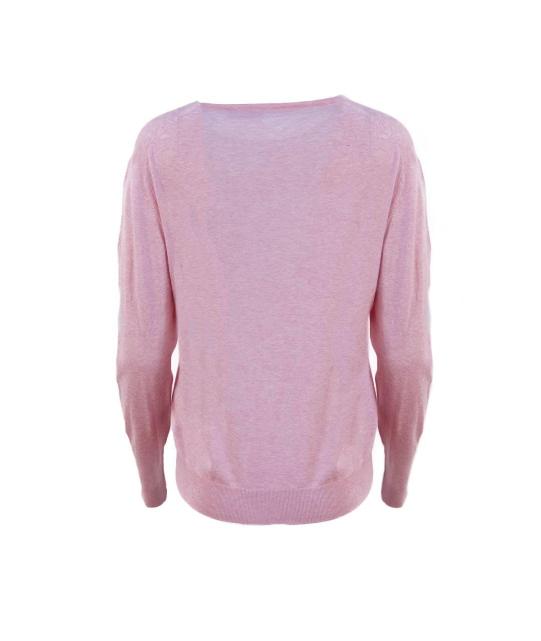 PRADA Розовый хлопковый джемпер / свитер, фото 2
