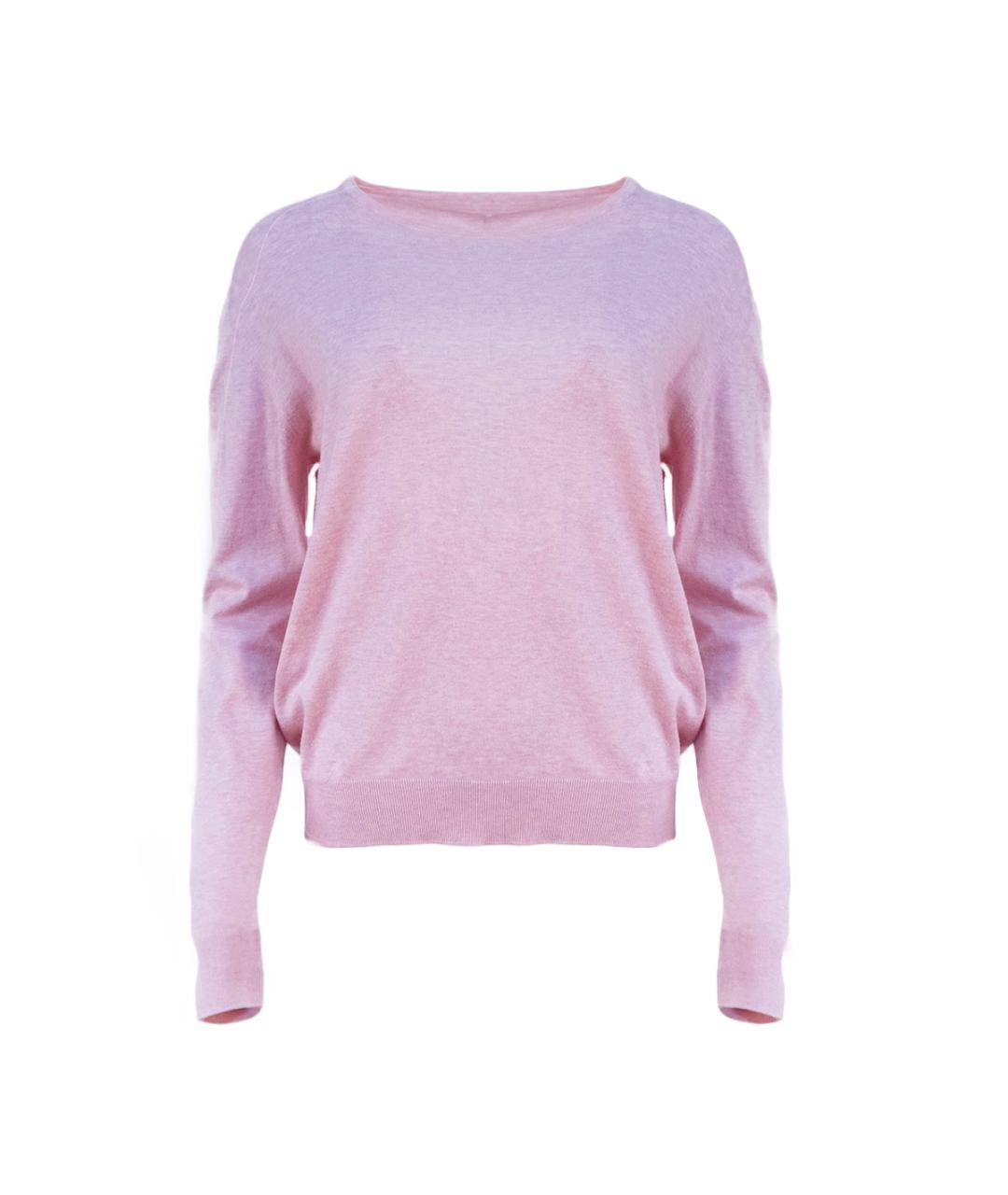 PRADA Розовый хлопковый джемпер / свитер, фото 6