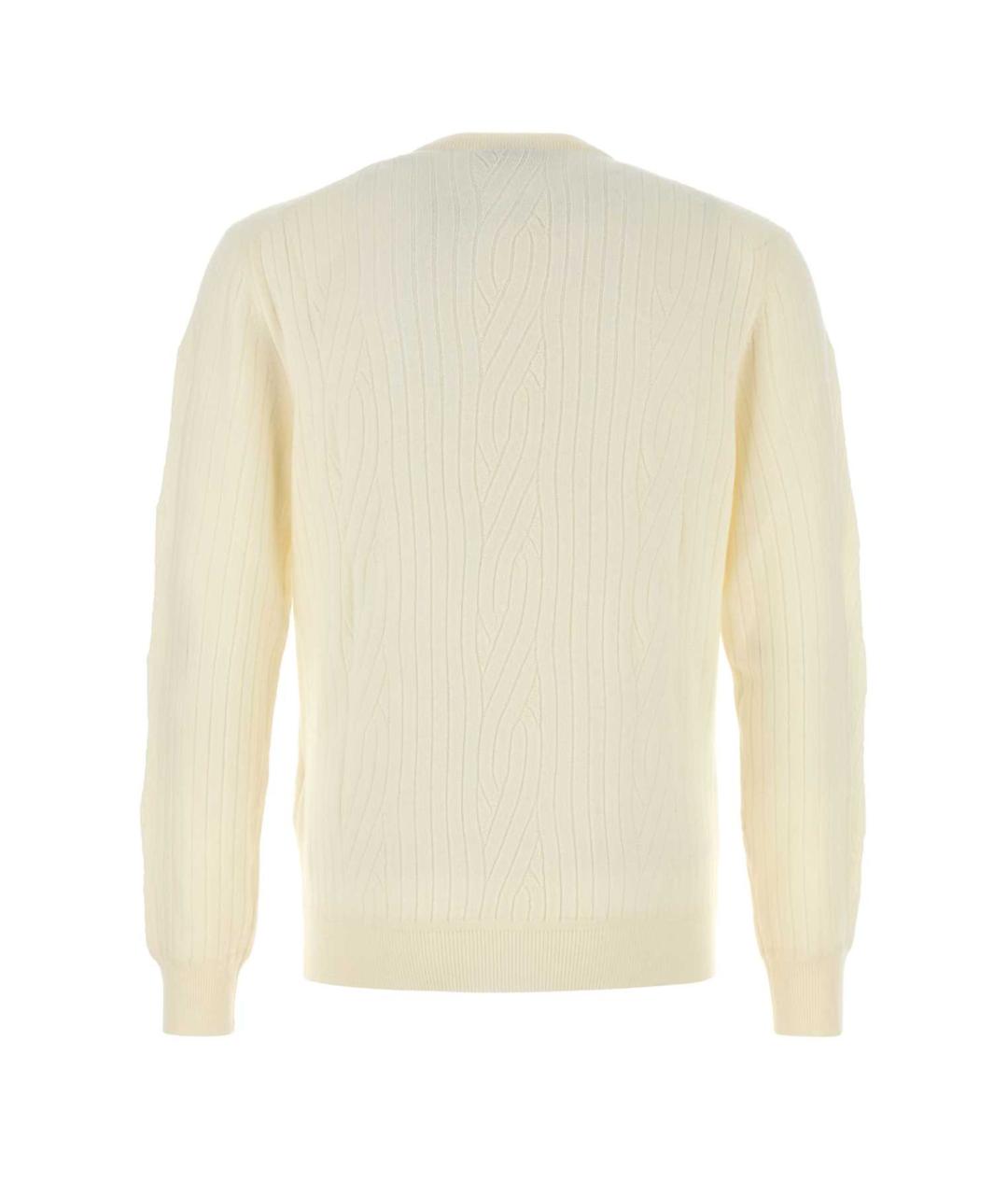 BRIONI Белый шерстяной джемпер / свитер, фото 2