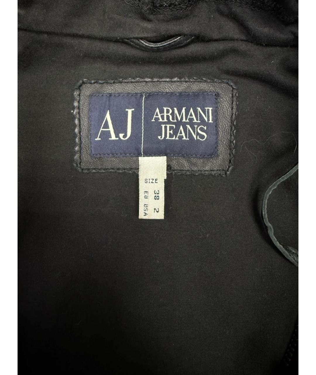 ARMANI JEANS Черная куртка, фото 3