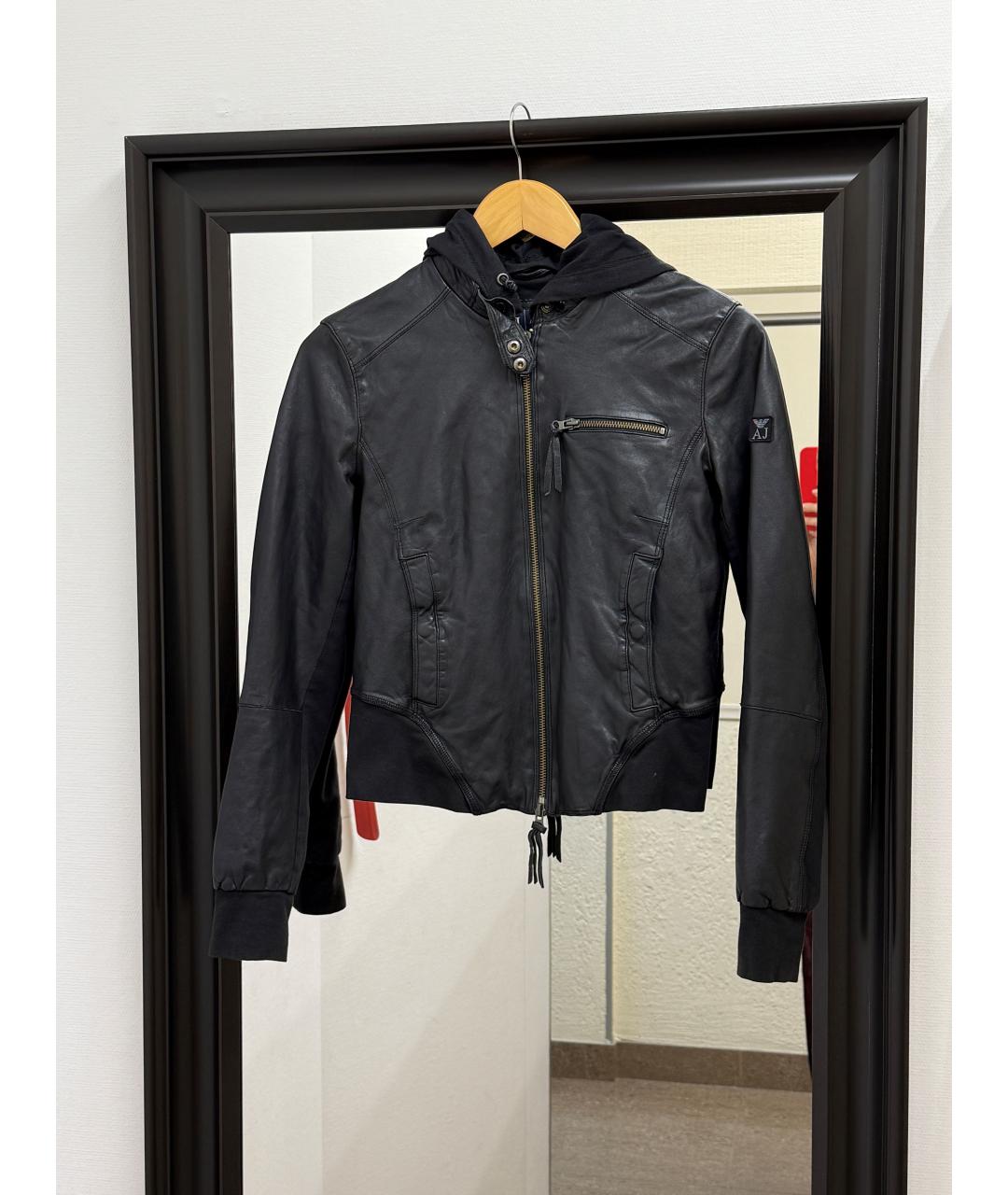 ARMANI JEANS Черная куртка, фото 8