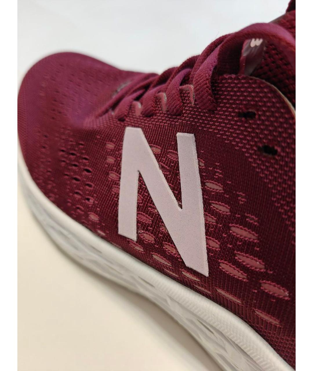 NEW BALANCE Бордовые текстильные кроссовки, фото 8