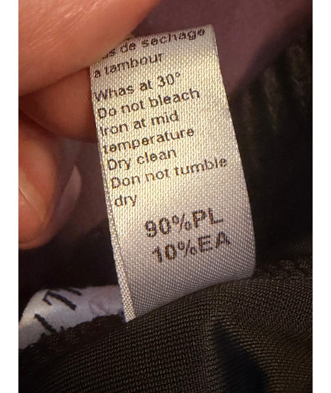 CHANTAL THOMASS Черные полиэстеровые спортивные брюки и шорты, фото 9