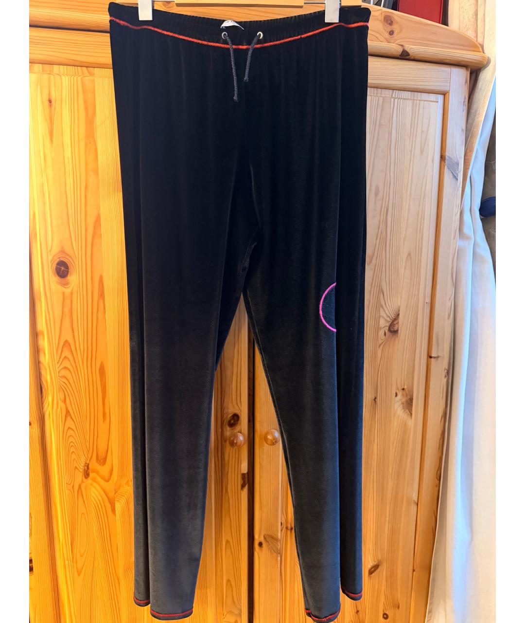 CHANTAL THOMASS Черные полиэстеровые спортивные брюки и шорты, фото 10