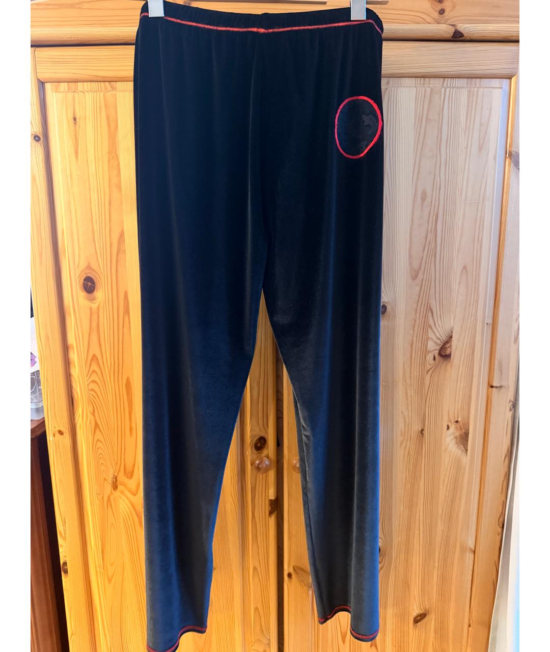 CHANTAL THOMASS Черные полиэстеровые спортивные брюки и шорты, фото 2