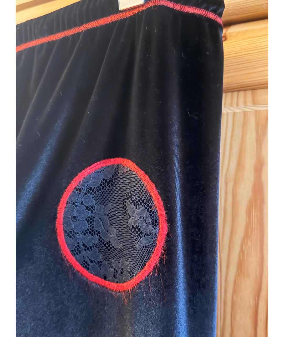 CHANTAL THOMASS Черные полиэстеровые спортивные брюки и шорты, фото 7