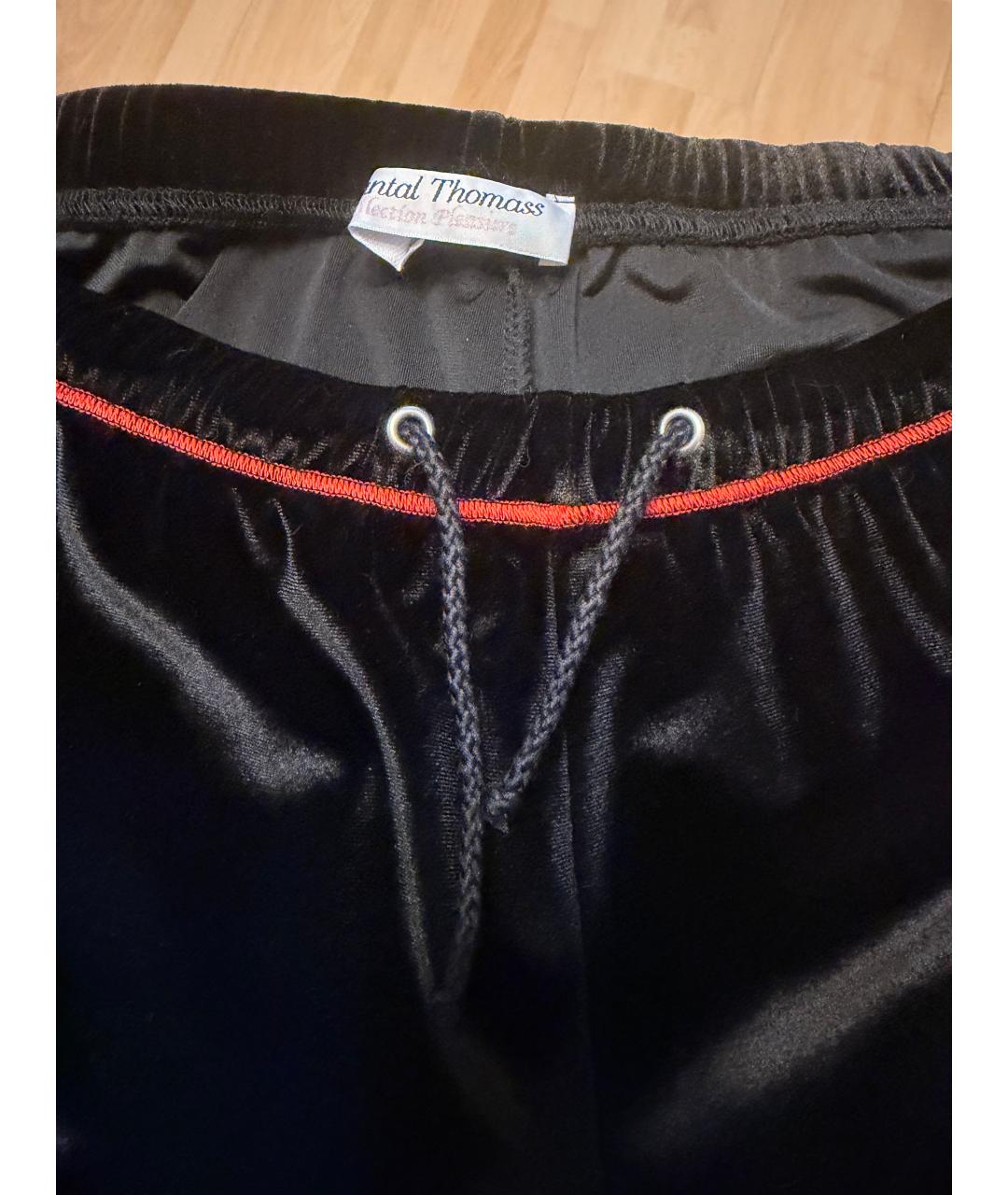 CHANTAL THOMASS Черные полиэстеровые спортивные брюки и шорты, фото 4