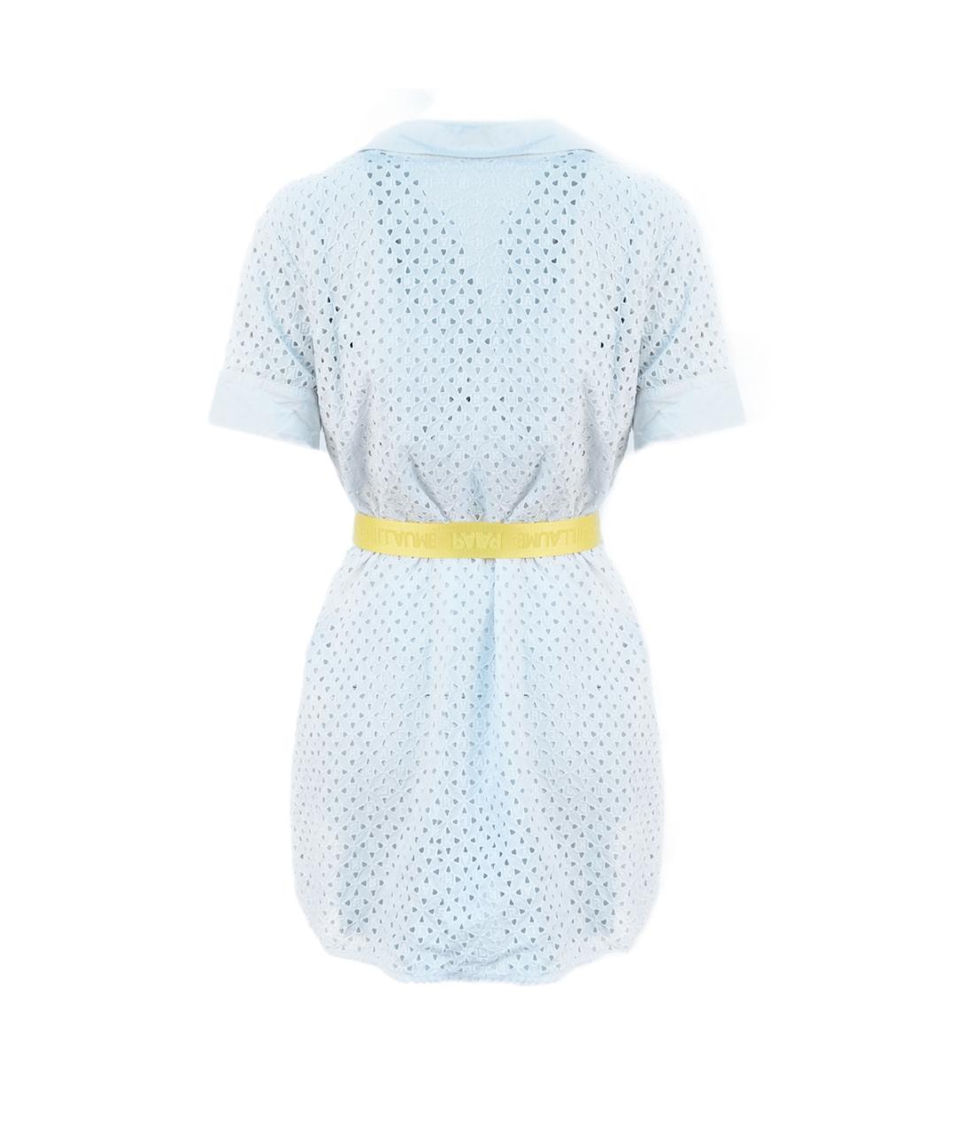 KARL LAGERFELD Белое хлопковое повседневное платье, фото 2