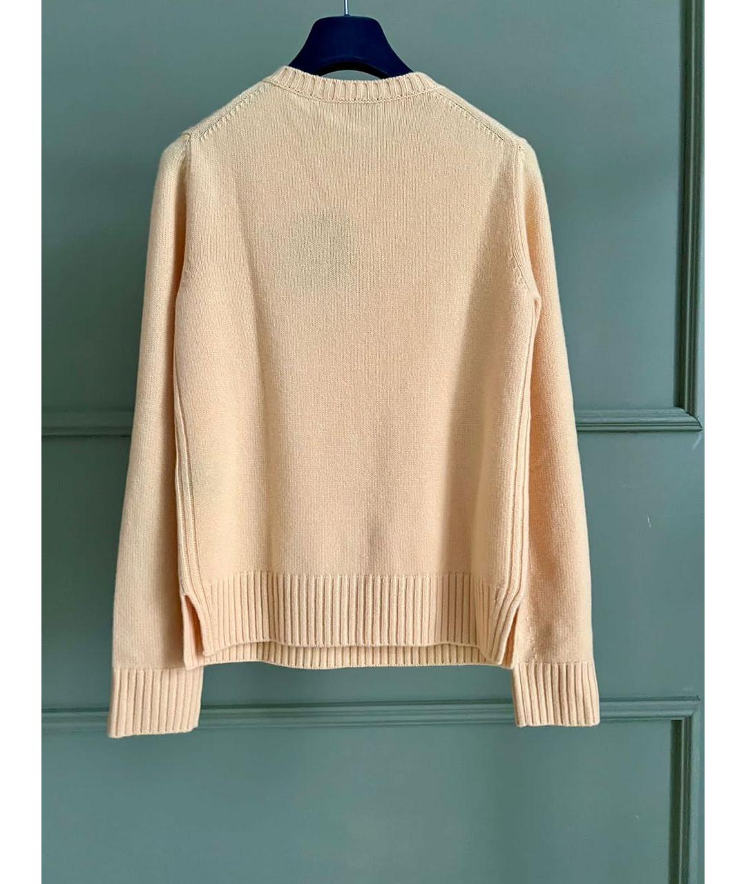 LORO PIANA Желтый кашемировый джемпер / свитер, фото 2