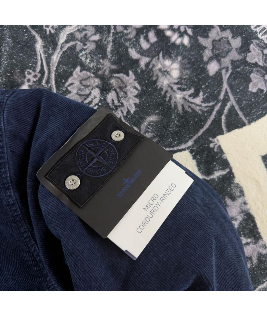 STONE ISLAND Темно-синяя куртка, фото 3