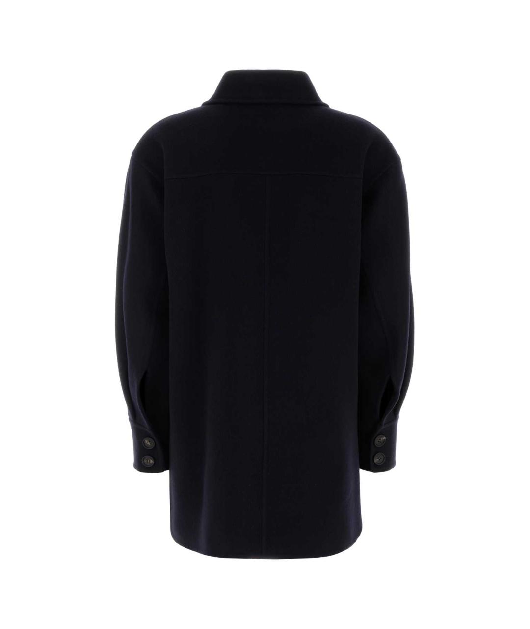 AFTERCOAT Синее шерстяное пальто, фото 2