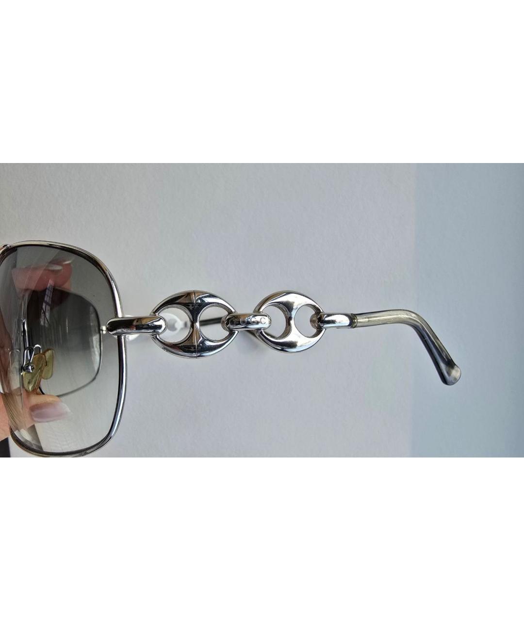 GUCCI Металлические солнцезащитные очки, фото 3