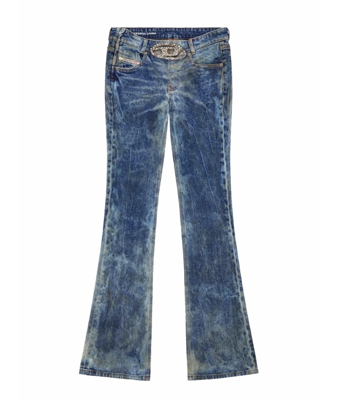 DIESEL Хлопко-эластановые джинсы клеш, фото 1