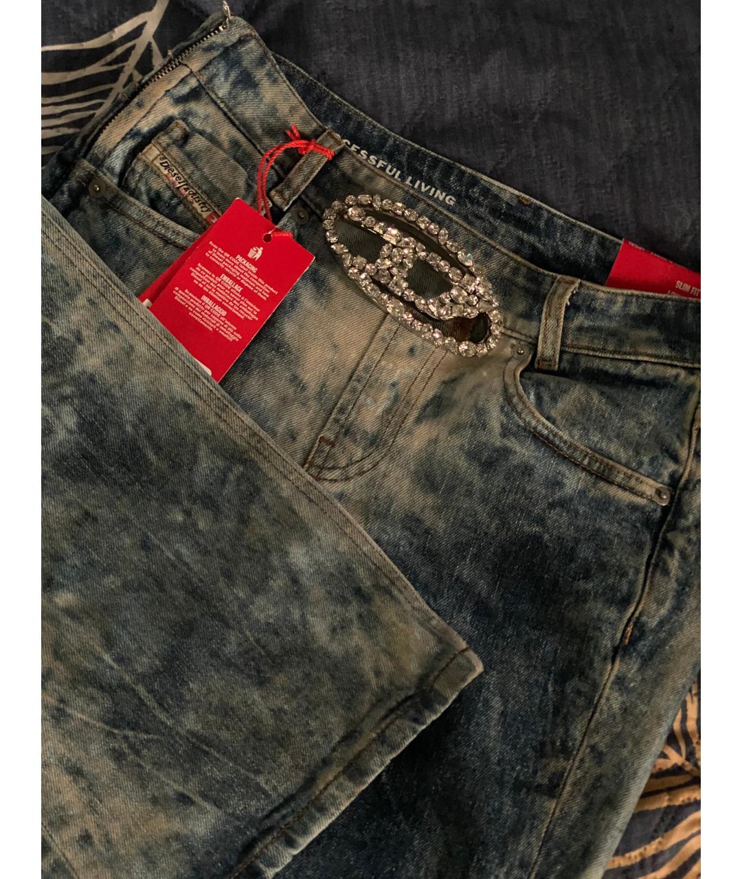 DIESEL Хлопко-эластановые джинсы клеш, фото 3