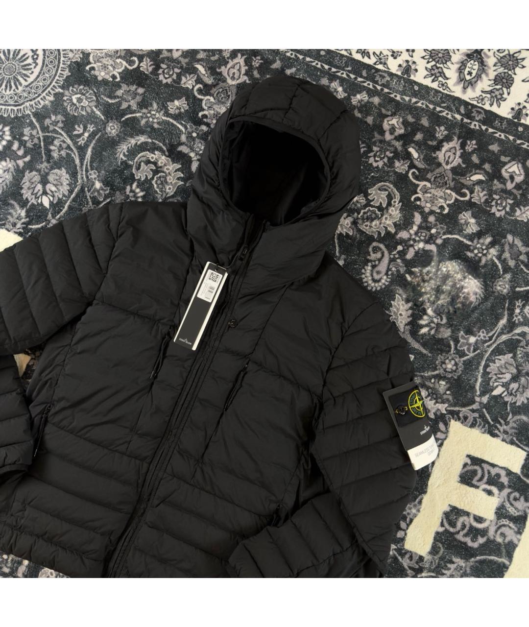 STONE ISLAND Черная куртка, фото 2