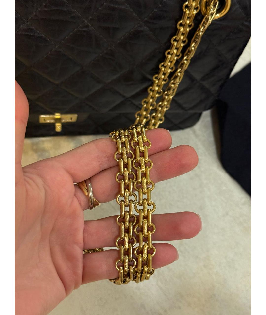 CHANEL Черная кожаная сумка через плечо, фото 7